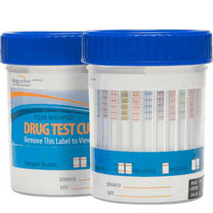 12 Panel DrugConfirm™ Urine Drug Test Cup + VacuConfirm™